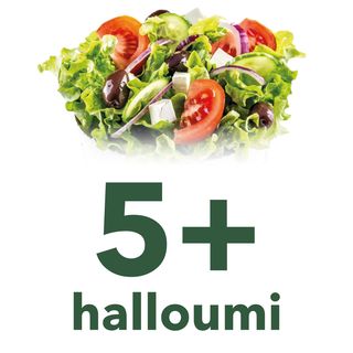 Salata 5 + Halloumi