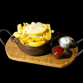 Frytki rozmiar XL + parmezan