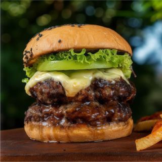 Happy Doble Burger chorizo