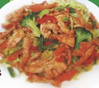 Ryż Smażony Z Wieprzowiną