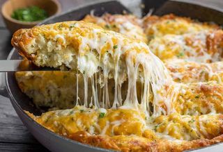 Garlic Focaccia With Cheese