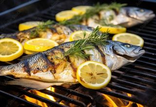 Лаврак на барбекю (350г)