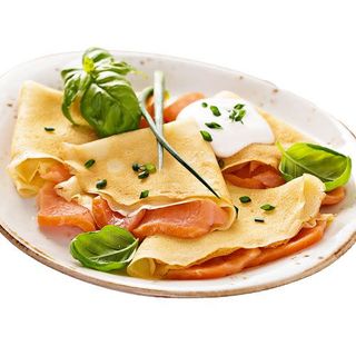 Crepé De Salmón Y Queso