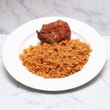 Firewood Jollof Rice and Peppered Chicken