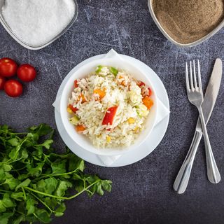 Pirinač sa povrćem posno