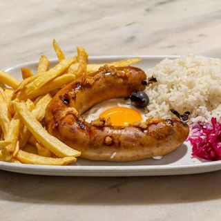 Alheira de Mirandela Grelhada com c/Ovo