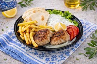 ბიფტეკი პორცია ყველით