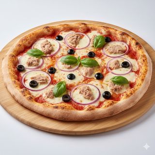 Pizza clásica tropea