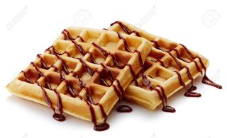Belgian Waffle With Syrup
