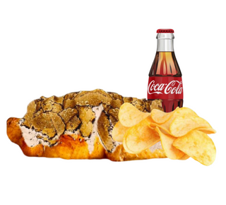 MENU Pollo Stracciatella e tartufo nero