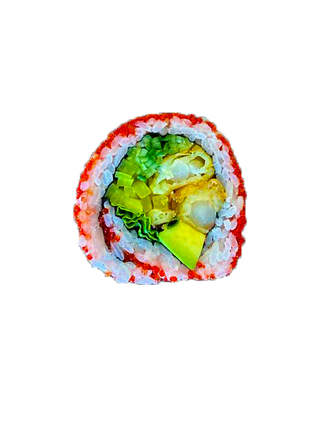 Uramaki krewetka w tempurze owijka tobiko 8 szt.