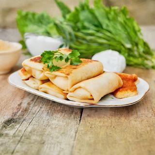 Блинчики с творогом