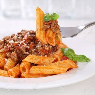Rigatonis Bolognaise