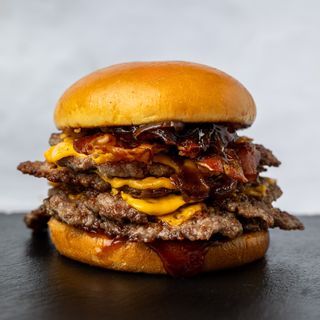 BBQ Bacon burger triple double