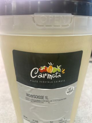 Crema fria Vichysoisse LA CARMETA