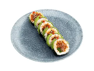 Futomaki łosoś, tuńczyk i awokado