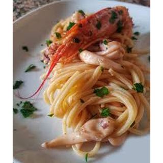 Spaghetti ai gamberi e calamari