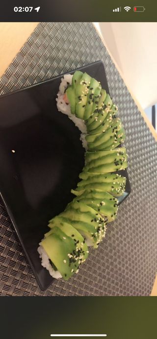 U4. Uramaki Tempura Langostino (8 Pzs.)