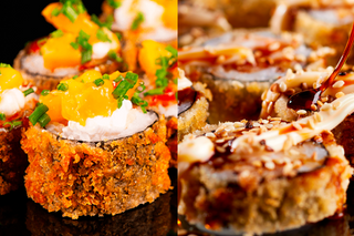 Hot Sushi Salmão com Manga (10 uni)