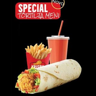Special tortilja meni