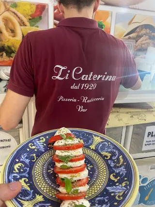Caprese pomodoro di Sorrento, mozzarella di bufala