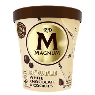 Magnum en tarrina de Chocolate Blanco y Cookies (440 ml)