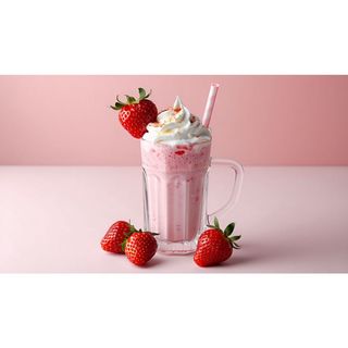 Strawberry milkshake