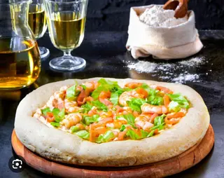 Insalata e gamberi