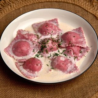 Ravioli sa rikotom i lososom u krem ​​sosu 12 komada