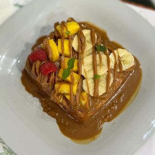Pain perdu Nutella Caramel Banane