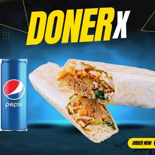 Combo Shaorma Pui XL + Pepsi 330ml