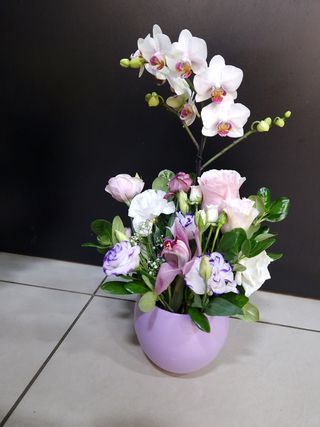 Aranjament Orhidee Phalaenopsis In Vas Ceramic