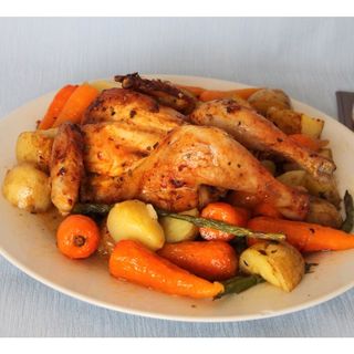 Full Chicken Fry Poussin / Pepper