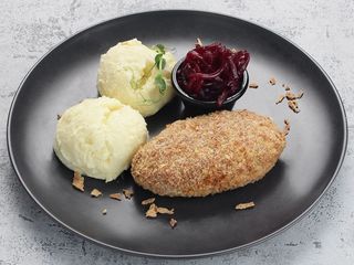 Kotlet rybny z purée Котлета рибна з пюре (430g)