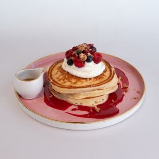 Berry mascarpone pancake