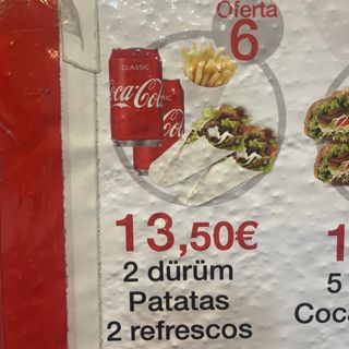 Oferta kebab Segovia 6