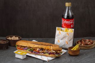 Комбо донер в багете куриный