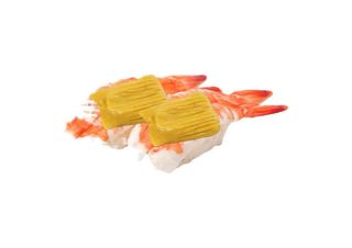Nigiri Langostino Con Queso Cheddar Flameado (2 Pzs.)