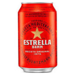 Estrella Damm Cerveza Lata 33cl