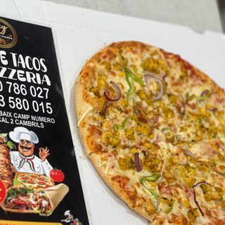 6. Pizza Kebab De Pollo O Ternera (30 Cm.)