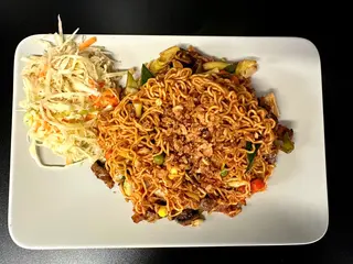 Spaghetti z wołowiną