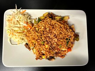 Spaghetti z wołowiną