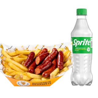 Cartofi cu Picănței LARGE + Sprite 500 ml