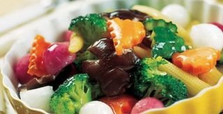 Verdura Variada Salteada Con Salsa De Ostras Vegetariana