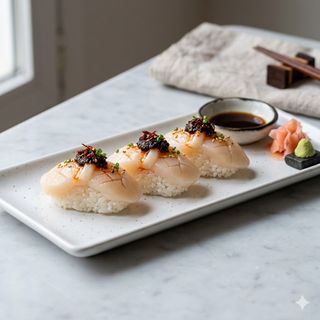 Nigiri De Vieira Con Trufa Y Picante (2 Uds.)