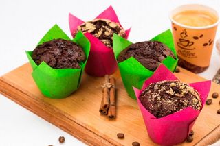 Маффин с шоколадной начинкой/карамельной начинкой