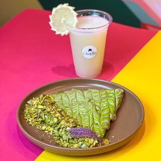 Crêpe Pistachio + Jus de citron