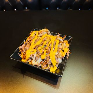 Mandioca frita com Costela