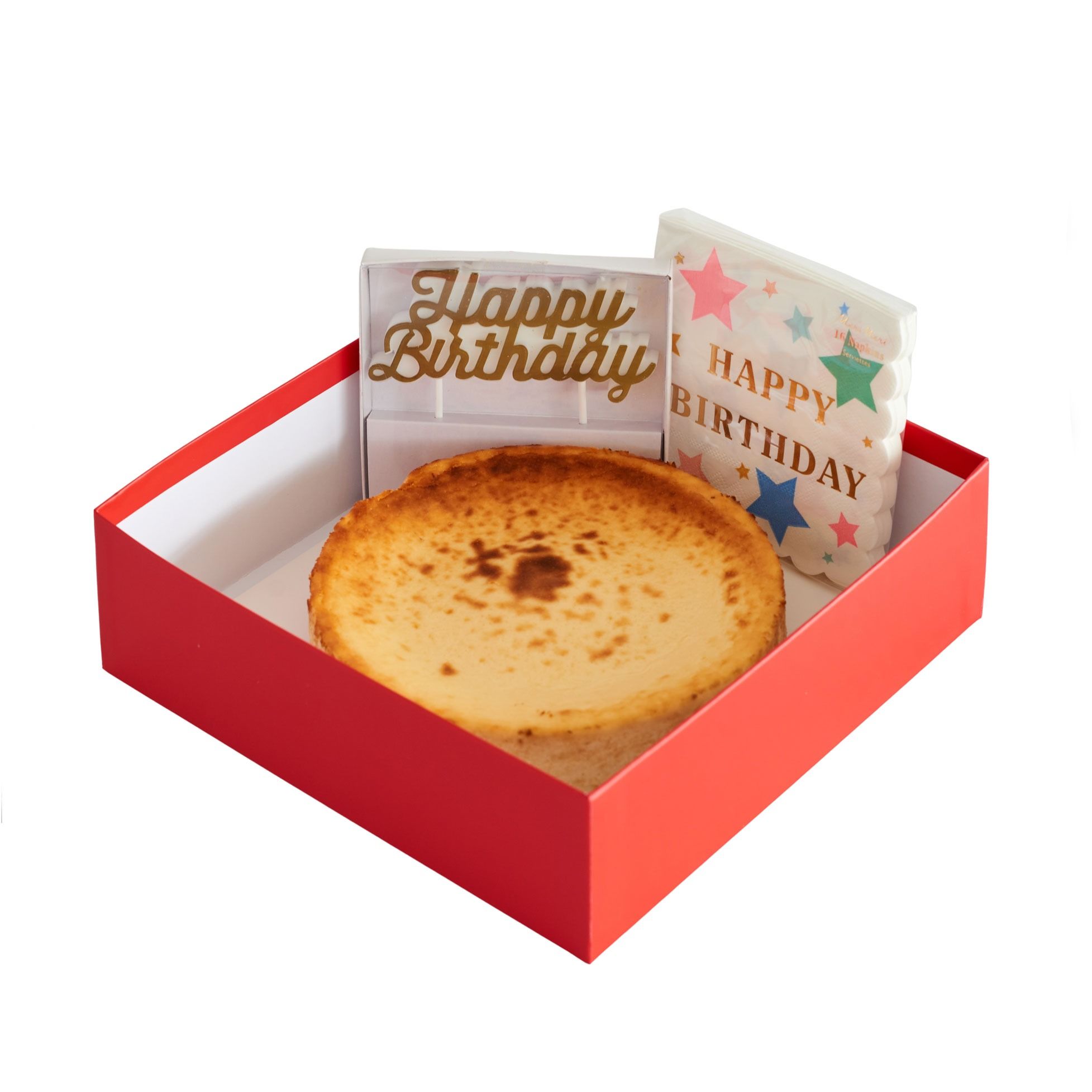 Pack Feliz cumpleaños tarta de queso fundente