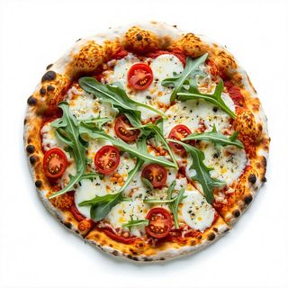 Pomodorini, rucola e parmigiano